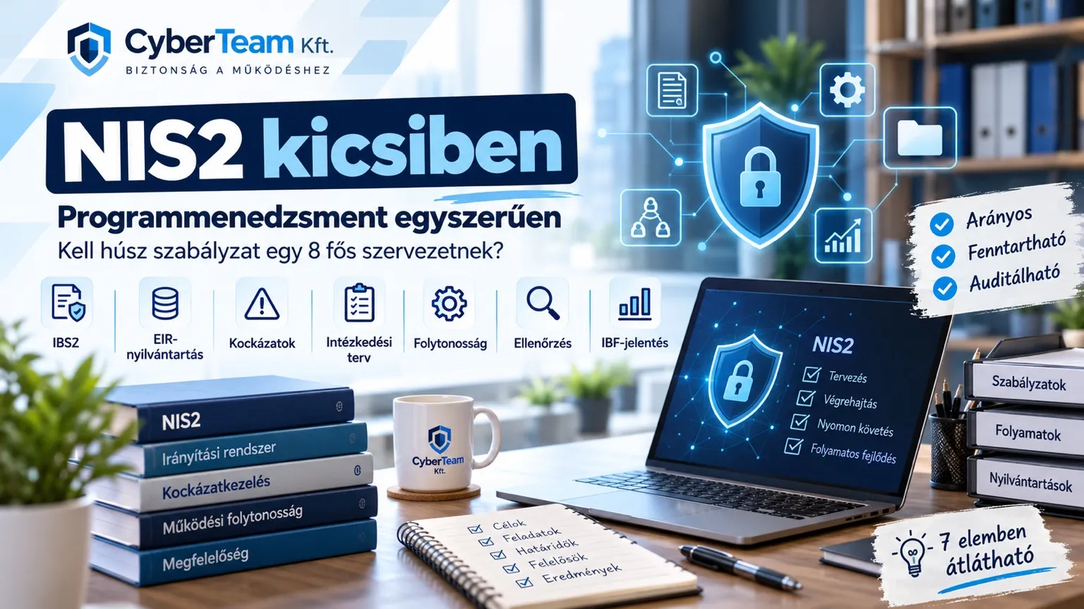 NIS2 kicsiben – információbiztonsági megfelelés kisebb szervezeteknél